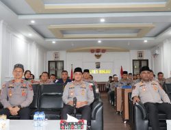Polres Binjai Gelar Pembinaan Rohani Bersama Kapolri dan Gus Baha Secara Daring