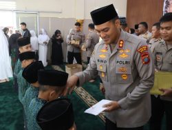 Kapolres Binjai AKBP R. Bimo Moernanda, S.I.K., M.H., Pimpin Syukuran dan Doa Bersama Anak Yatim