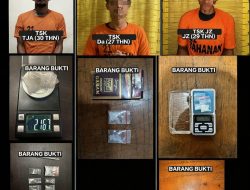 Kapolres Binjai Tegaskan Komitmen Berantas Narkoba, Tiga Pengedar Diamankan dengan 6,82 Gram Sabu