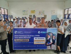 Polsek Binjai Barat Sosialisasikan SPMB SMA Kemala Taruna Bhayangkara kepada Siswa SMP Negeri 5