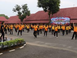 Kapolres Binjai Pimpin Olahraga Bersama, Tanam 100 Pohon Alpukat untuk Dukung Kelestarian Lingkungan