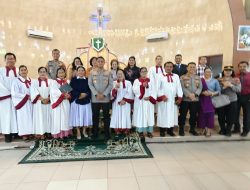 Minggu Kasih, Kapolres Binjai Hadir Berikan Rasa Aman bagi Jemaat HKBP