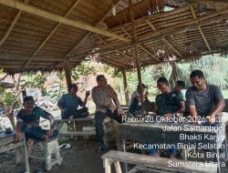 BHABINKAMTIBMAS POLSEK BINJAI SELATAN IMBAU WARGA JAGA KAMTIBMAS, WASPADA BAHAYA NARKOBA DAN JUDI ONLINE