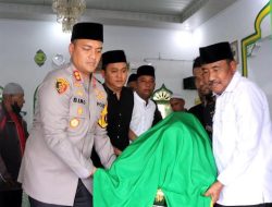 Kapolres Binjai Melayat ke Rumah Duka Ketua KONI Kota Binjai Alm. Arfat Kadir